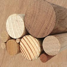 Iroko Hardwood Dowel. Length: 2400mm