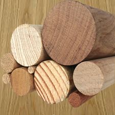 White Oak Hardwood Dowel. Length: 2400mm