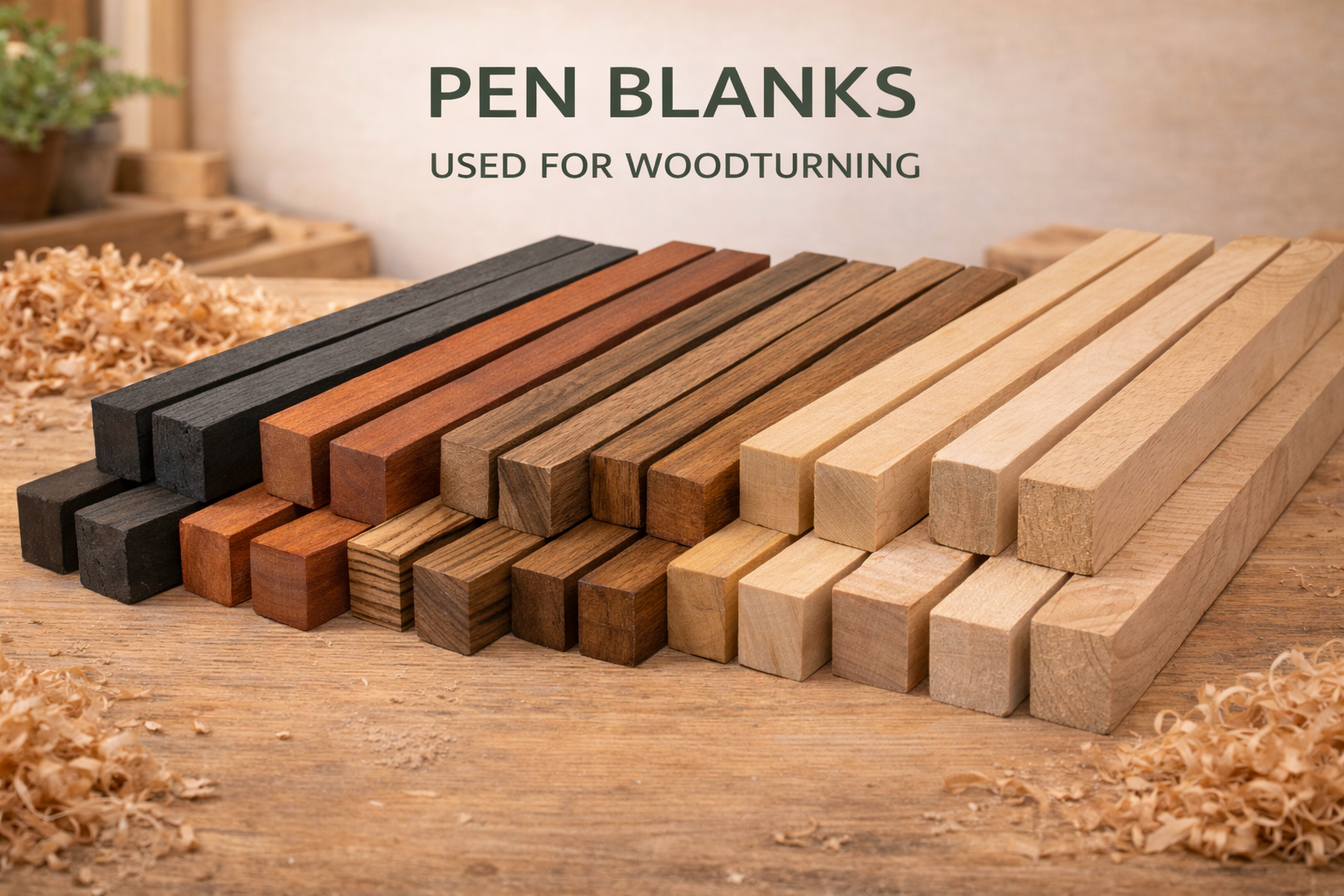 Woodturning - Pen Blanks - Strahan Timber.
