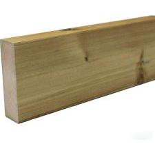144mm x 19mm x 4.8mt.  TREATED WHITE DEAL PLANED ALL OVER