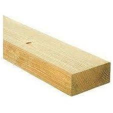 150mm x 44mm X 4.2mt.  WHITE DEAL ROUGH (C16)