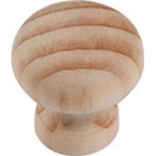 30MM PINE WOODEN KNOB HA0001B (Each)