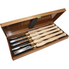 NAREX. WOODTURNING CHISELS SET 5   859410