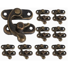 Jewellery Case Clip Sets - Bronze (Pack 12)