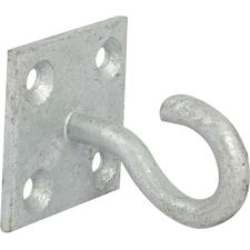 GALVANISED CHAIN HOOK ON PLATE
