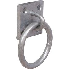GALVANISED RING ON PLATE