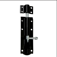 4" BLACK TOWER BOLT