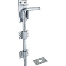 18" ELECTRO GALVANISED GARAGE DROP BOLT