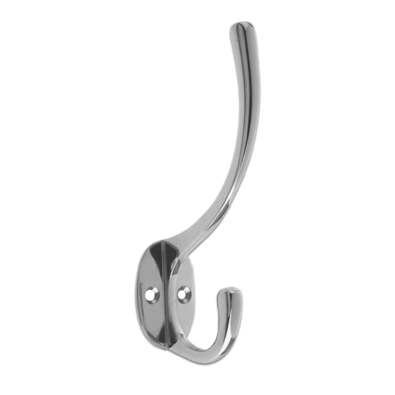 CHROME HAT & COAT HOOK