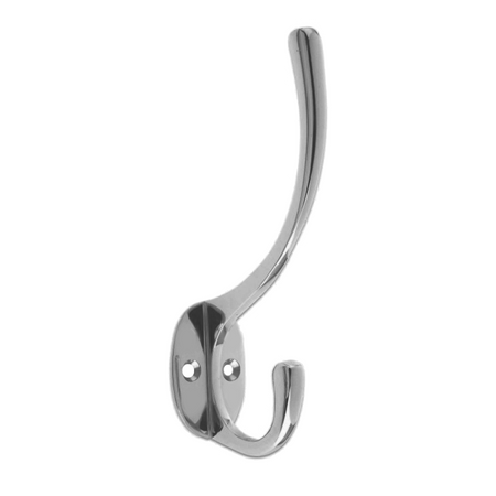 CHROME HAT & COAT HOOK