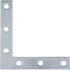 2" ZINC PLATED CORNER PLATES (Pack 4)