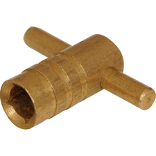 RADIATOR KEY BRASS T BAR  (PACK 1)