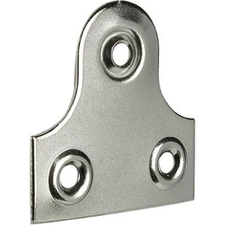 GLASS PLATE PLAIN CHROME PLATED 1¼" (PACK 8)