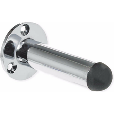 CHROME PILLAR  DOOR STOP