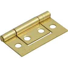 FLUSH HINGE ELECTRO BRASS 1½" (2 PAIR)