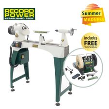 Record Power Coronet Regent Lathe C/W Wet Stone WG250-PK/A