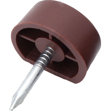 SHELF SUPPORT BROWN (Pack 12)