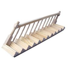 SCALE MODEL STAIRCASE C/W BANNISTERS 1:12   (DIY299)