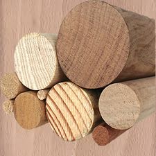 Steamed Beech Hardwood Dowel. Length: 2400mm