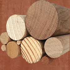 Sapele (Mahogany) Hardwood Dowel. Length: 2400mm