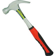 MOULDED STEEL SHAFT CLAW HAMMER / 16oz