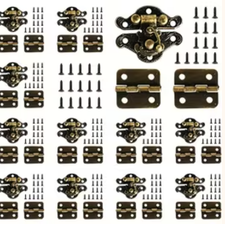 Jewellery Case Clip Sets - Bronze (Pack 12)
