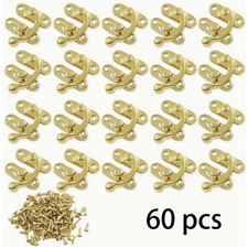 Jewellery Case Clips - Gold (Pack 60)