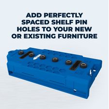 
                  
                    Kreg. Shelf Pin Jig 5mm - (KMA3232-INT)
                  
                