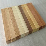 Mixed Timber Pen Blanks x 165mm x 20mm x 20mm (Pack of 10)