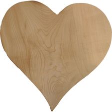 Sycamore Pyrography Blank *HEART