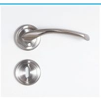 TREVI LEVER ON ROSE DOOR SET WITH ESCHUCHEON SET ONLY (COMPLETE)