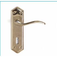 TORINO BRASS PLATED LEVER HANDLES  (604PB)