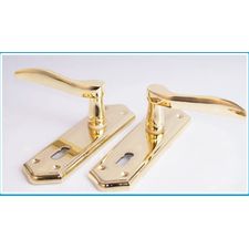 TORINO BRASS PLATED LEVER HANDLES  (604PB)