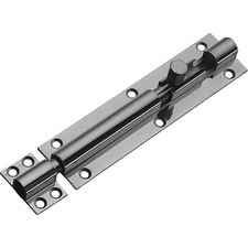 6" CHROME TOWER BOLT