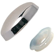 CHROME PLASTIDOME COVER & CAPS (8)