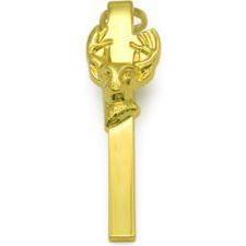 GOLD STAGS HEAD PEN CLIP (FOR 7MM PEN INSERTS)