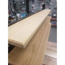 SOLID HARDWOOD SHELF - CHAMFERED EDGE (3 Top Edges)