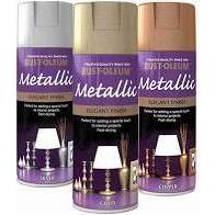 Spray Paint Metallic Finish