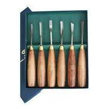 "Crown" Woodcarver's Chisels (Set of 6)
